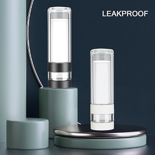 Miniatura 6 de COMI Botella de té, botella de té con infusor de doble pared de vidrio de borosilicato alto con colador e infusor para infusión de té suelto,