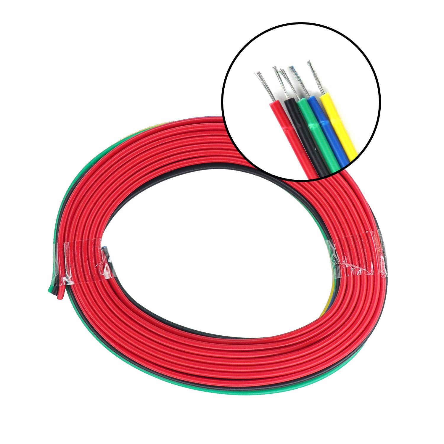 Electronic Spices 5 Core Multicolor Flat Ribbon Wire (2mtr) (B0D32WHX2Y) Amazon Price History, Amazon Price Tracker