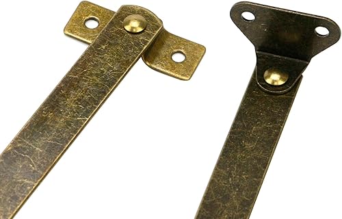 Miniatura 5 de Bisagra de soporte de tapa, bisagras de soporte de tapa plegable, bisagras de soporte de tapa giratoria de 180 grados para ventana, puerta, caja,