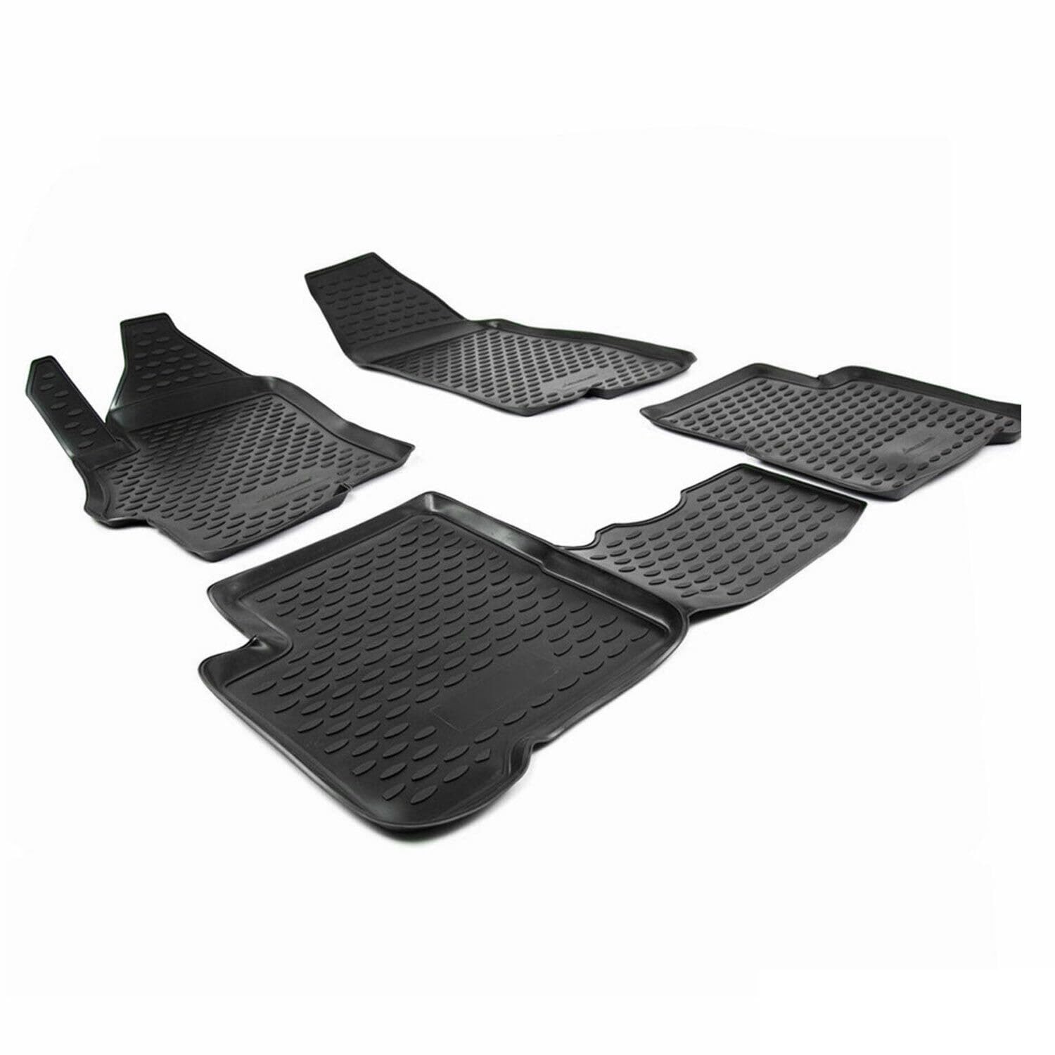 OMAC 2508444 Alfombrilla de Goma TPE negro Compatible con FIAT Linea 323, 110
