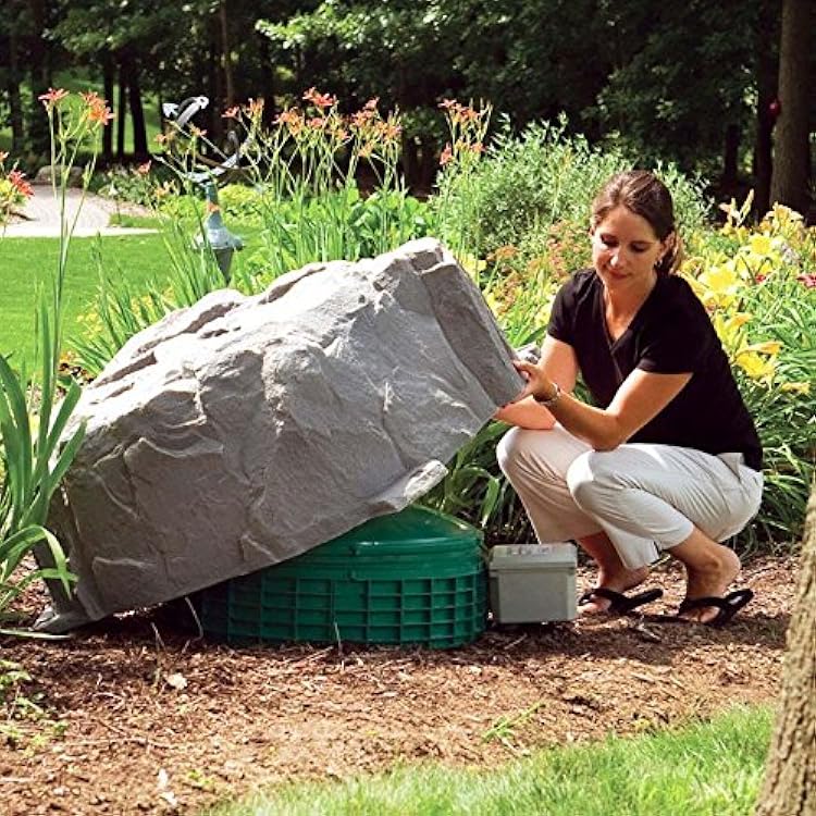Dekorra Fake Rock Septic Cover Model 111 Fieldstone