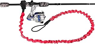 Vecksoy Fishing Safety Leash | Fishing Pole Leash,Safety Kayak Canoe Paddle With Carabiner Secure Leash Lanyard Rope For Fishing Pole Rod