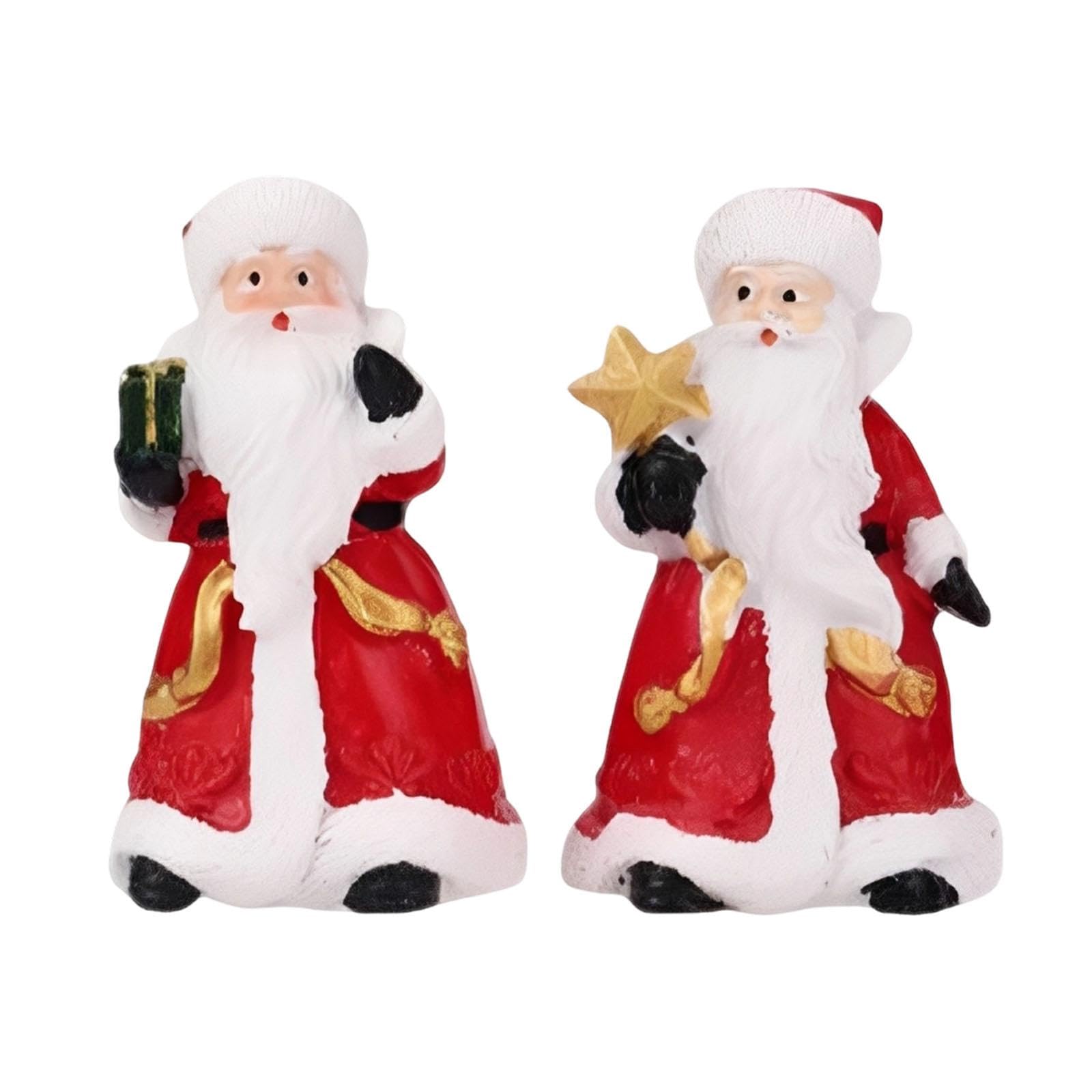 2 figurines de père noël stables et durables pour remplacer vos décorations fragiles - 8