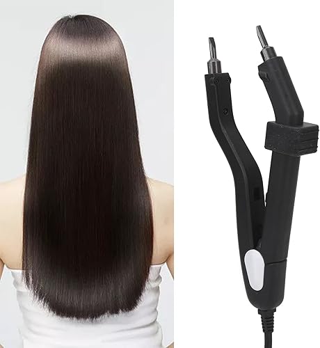 Miniatura 9 de Herramienta de extensiones de cabello de fusión, conector profesional de hierro térmico, extensiones de cabello, herramienta de calor para