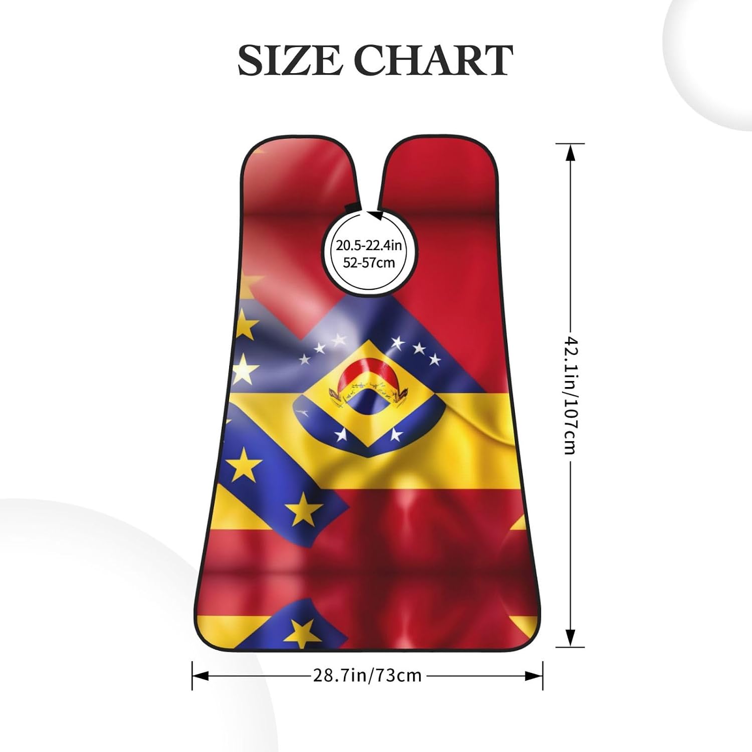 Flag Of Venezuela Print Beard Bib Apron, Shaving Apron For Dad, Men'S Hair Catcher For Shaving Best Gifts For Dad