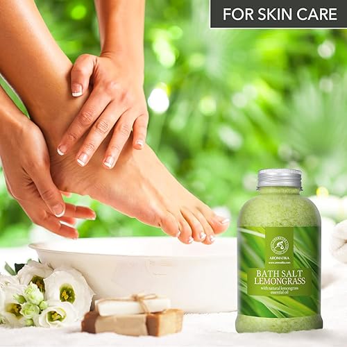 Vista 46 de Sal marina de baño de 46 onzas, sal de brisa marina, sales marinas naturales de baño, lo mejor para un buen sueño, relajante, calmante, cuidado