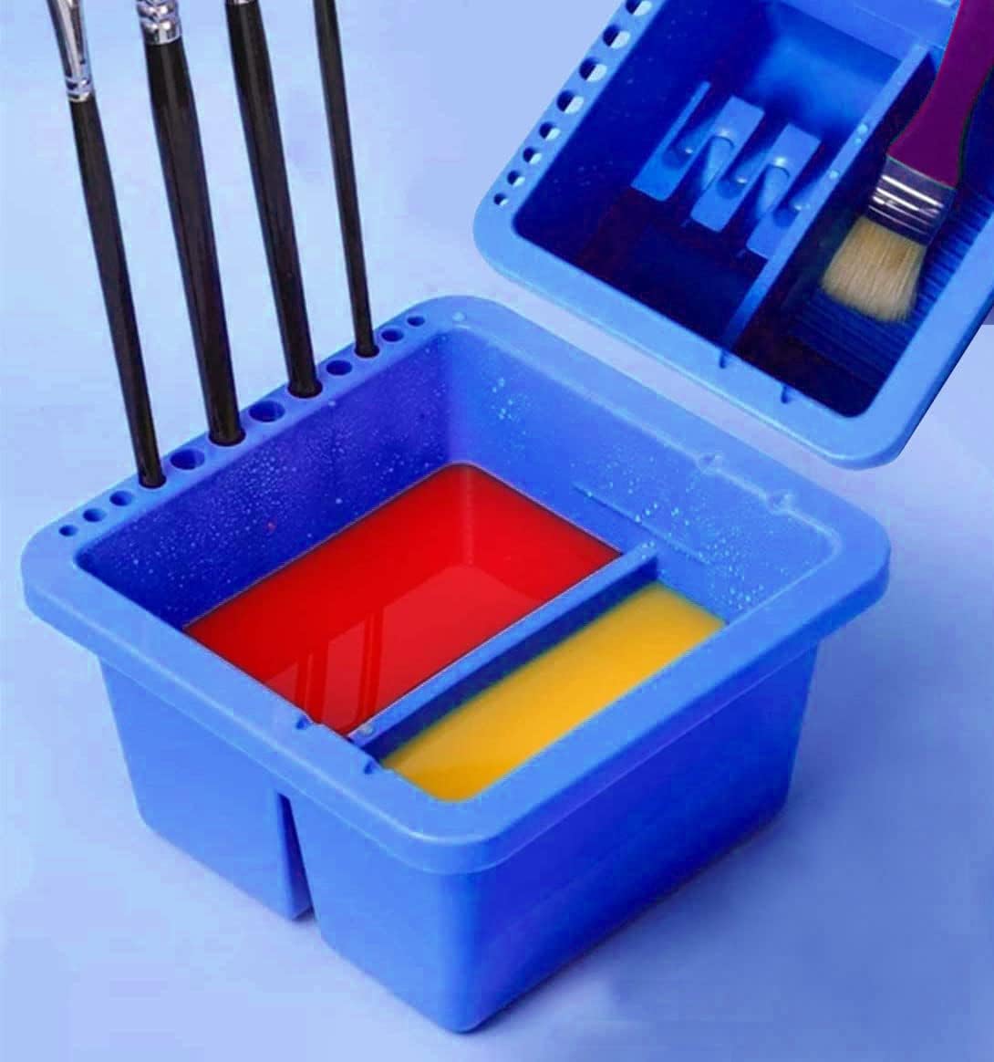 Paint Brush Washer tub for Cleaning Drawing Brushes