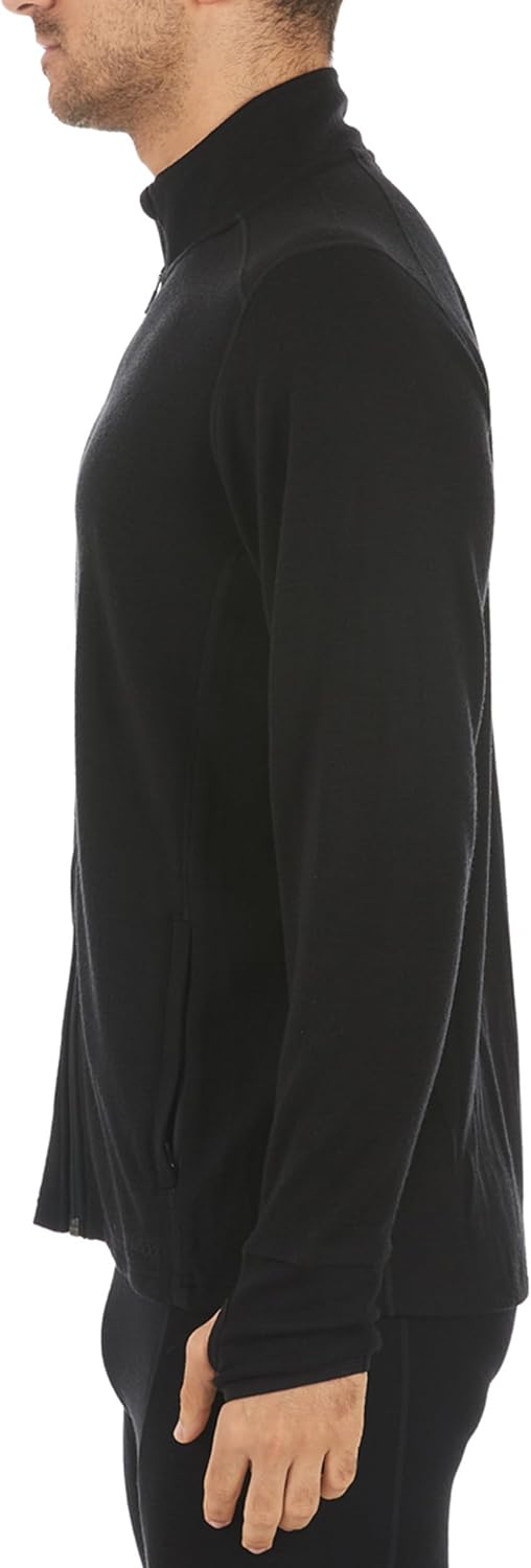 100% Merino Wool Full Zip - Men's Expedition Zip Up - Image 4