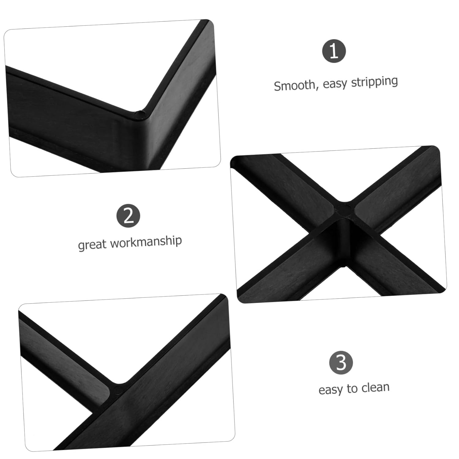 BESPORTBLE DIY Concrete Garden Bed Molds Stepping Stone Molds for Patio Easy to Clean Reusable