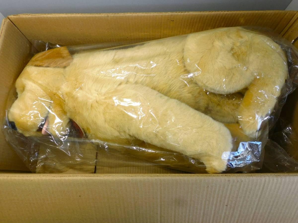 Amazon.co.jp: 当選品 ゴン太 ゴールデンレトリバー 特大 ぬいぐるみ
