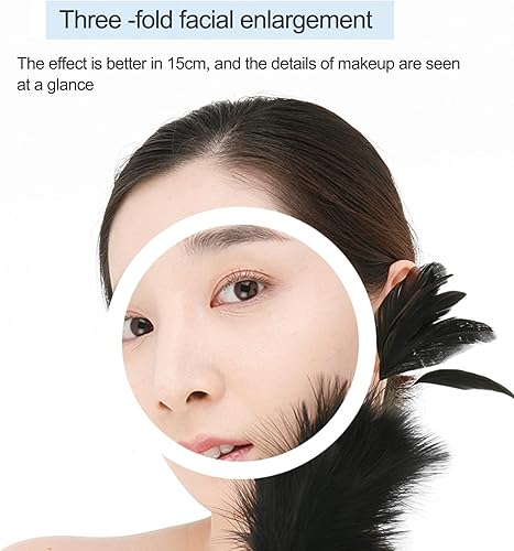 Miniatura 3 de Espejo LED para baño, espejo de tocador con luces, espejo iluminado regulable, espejos redondos para decoración de pared, con desempañador,