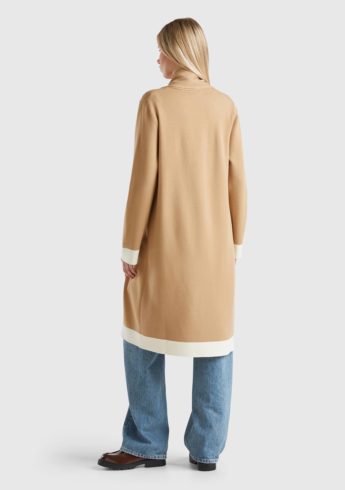 United Colors of Benetton Cappotto In Maglia 17q3e603t Cappotto Donna