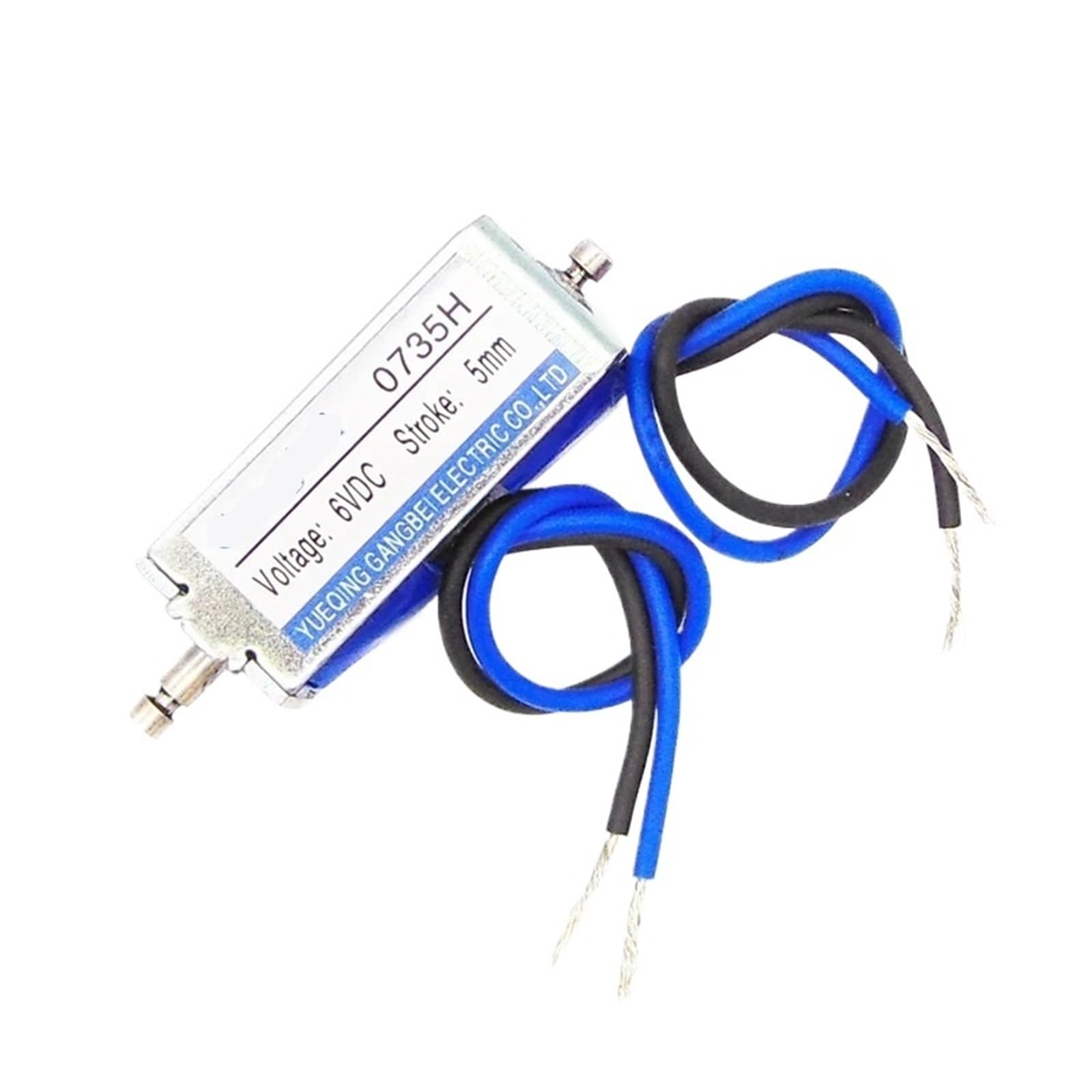 Electroimán bidireccional DC 12V y 5mm de fuerza lineal magnética reversible