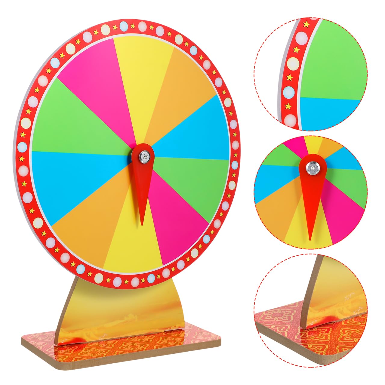 Toddmomy Accesorio De Fiesta Ruleta De Mesa Fiestas Rueda De La Ruleta Rueda De La Lotería Rueda De La Fortuna para El Carnaval Y La Feria Comercial Máquina De Lotería De Fiesta
