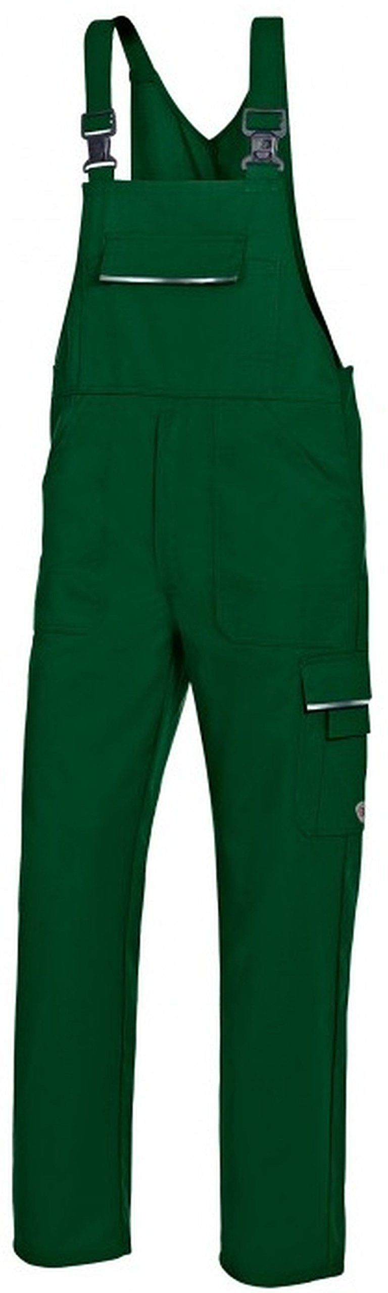 BP 1797-720-13-60s, Work trousers, with double waist button and elasticated back 305,00 g/m², Reinforced cotton royal blue/night blue, 43/44s