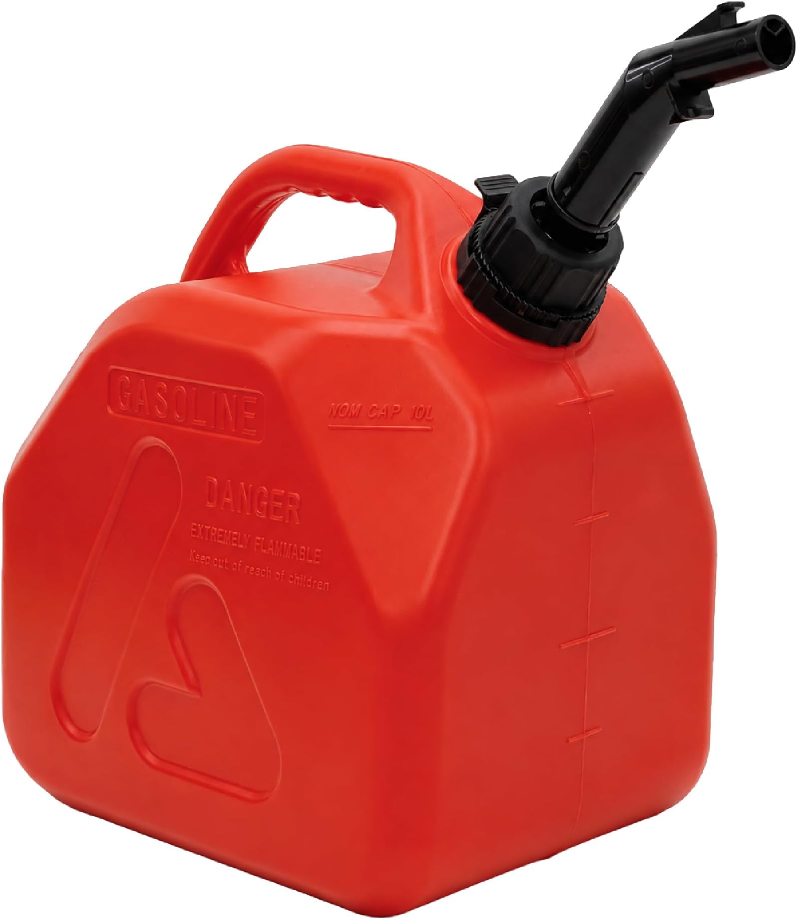 Gas Can 3 Gallon, Portable Fuel Container with Rotating Pour Spout, Carry Handle for Gasoline, Lawn Equipment, Garage and Outdoor Use 87256