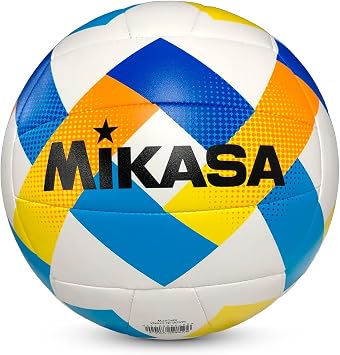 MIKASA Classic BV543C-VXA-Y Beach Volleyball, Adults, Unisex, Multicoloured (Multicoloured), One Size