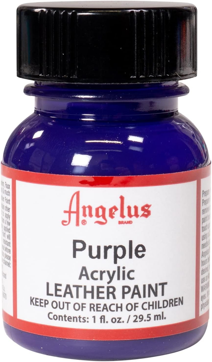 Acrylic Leather Paint Purple 1oz