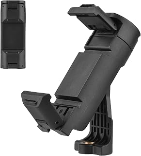 Suporte De Telefone Para Tripé,Sailsbury Suporte de telefone universal dobrável ajustável giratório clipe de telefone montagem de tripé com furo de parafuso de 1/4 de polegada montagem de sapata fria