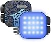 Tofu RGB Video Light, LED Camera Light 360° Full Color Portable Photography Lighting, 2000mAh Rechargeable CRI 9621 Scene Modes2500-9900K Dimmable Panel Lamp Support Magnetic Attraction