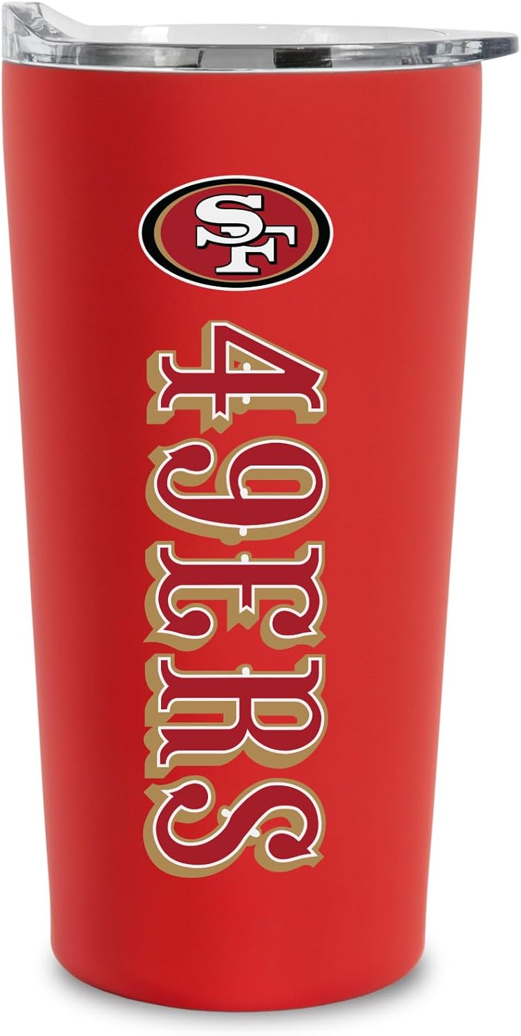Rico Industries NFL Football Soft Touch, Easy Grip Tumbler