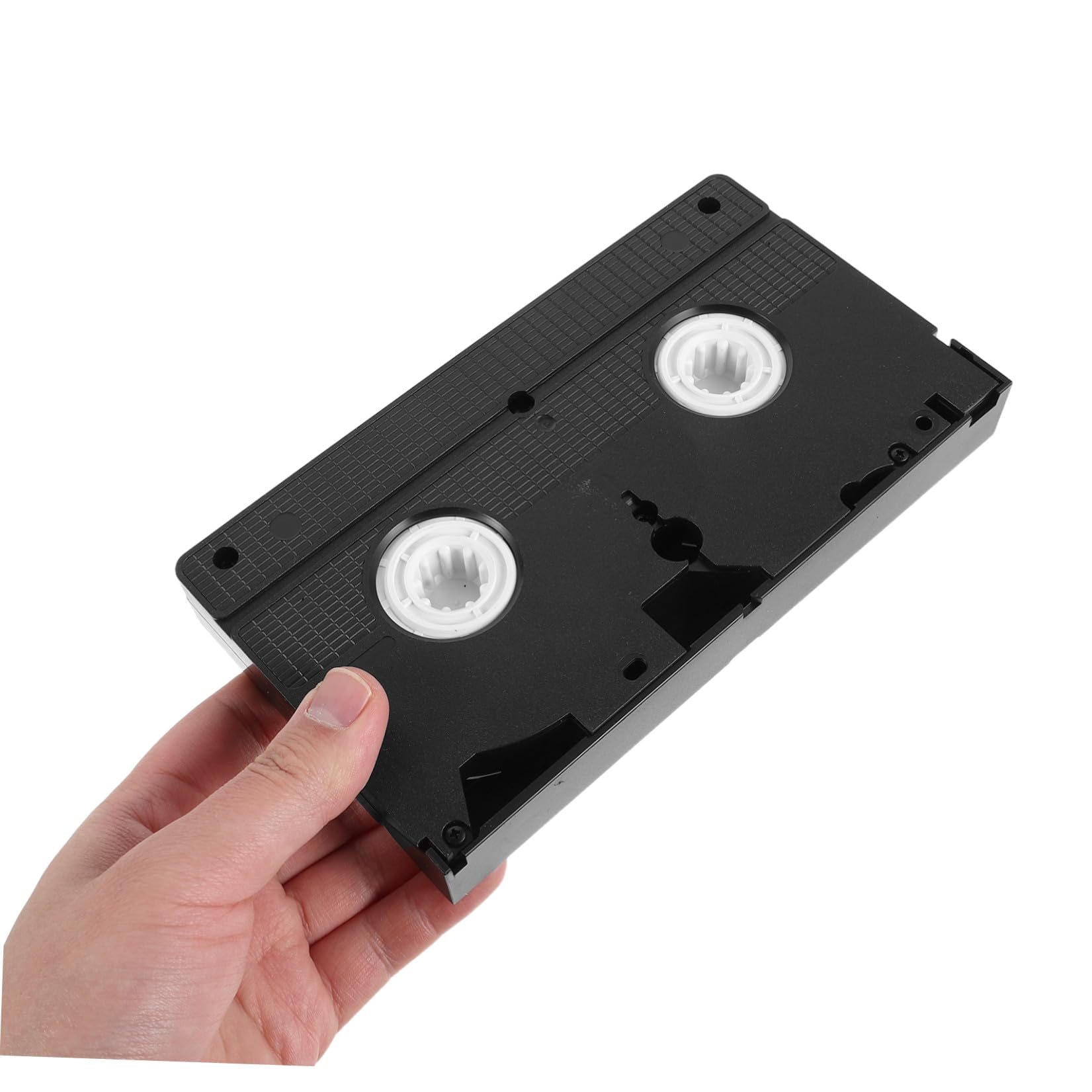 Pulitore per Testine Vcr a Secco per Videoregistratori, Facile da Usare, in Plastica Nera, Kit la Pulizia Cassette per Uso Domestico e Home Cinema