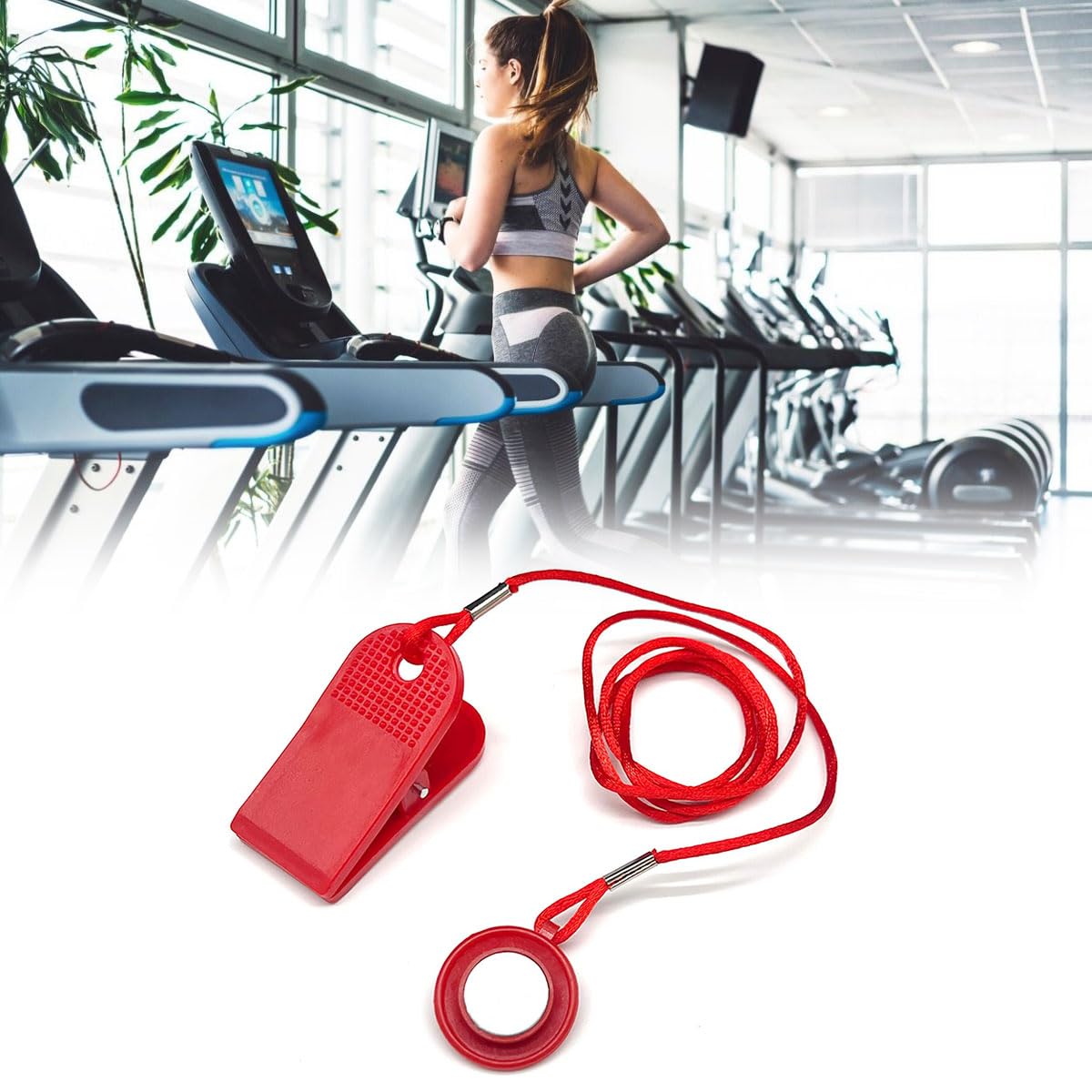 Safety Lock for Treadmills,Treadmill Safety Key,Treadmill Universal Magnetic Security Key,Magnetic Safety Switch for Treadmills,Emergency Stop Accessories
