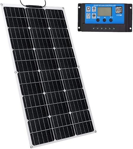 Panel solar flexible de 400 vatios, 18 voltios, monocristalino, semiflexible, plegable, mono cargador fuera de la red para casas rodantes marinas