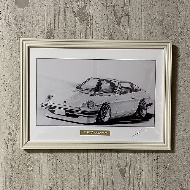 Amazon.co.jp: 【 名車 ・ 旧車 イラスト 】日産 フェアレディ