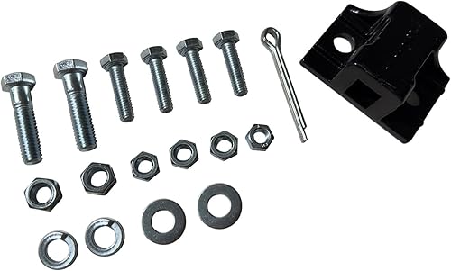 Miniatura 3 de Par de barras angulares para barra de barro, soporte en ángulo de 28 pulgadas con kit de montaje para remolque resistente, brazo cuadrado de acero