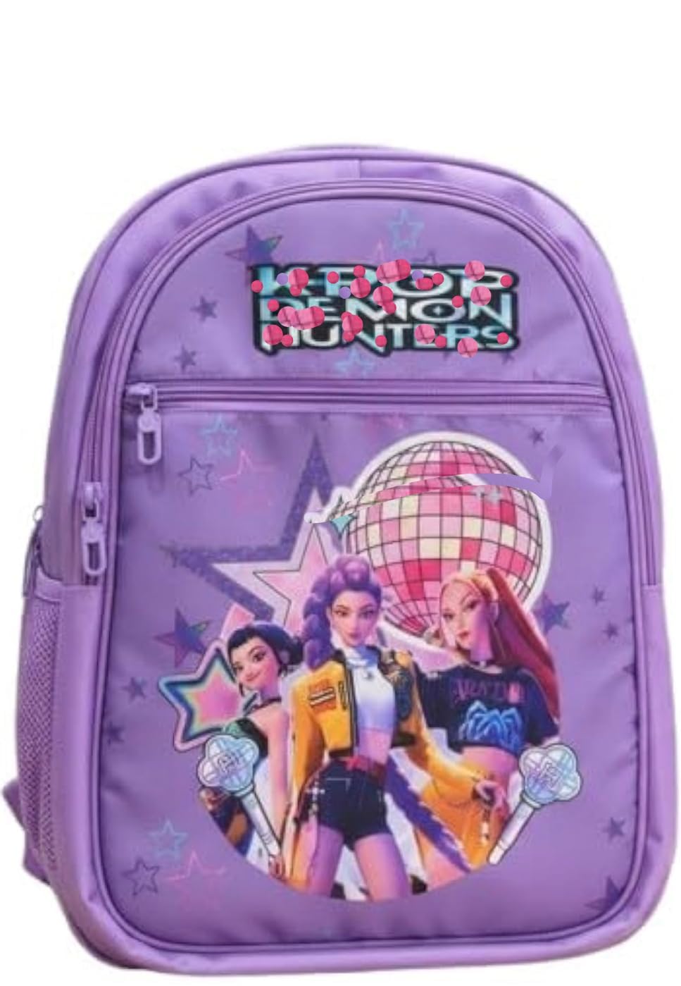 Stylish K-Pop Theme School Backpack for Girls | Durable 3-Compartment Travel Bag with Padded Straps-image-16