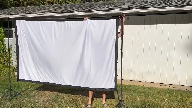 Amazon.com: Outdoor Projector Screen with Stand: VOOPVOR 120 inch