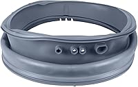 Vista 10 de Mejorado MDS47123605 Junta de arranque de puerta de lavadora Compatible con sello de puerta de lavadora de carga frontal LG y piezas de lavadora