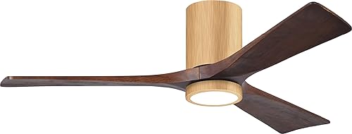 Miniatura 33 de Matthews IR3HLK-TB-WA-60 Irene - Ventilador de techo para interiores y exteriores con ubicación húmeda de 60 pulgadas con luz LED y control remoto y