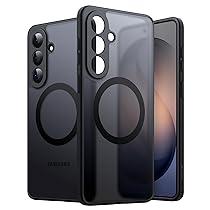 JETech Cover Magnetica per Samsung Galaxy S26, Compatibile con MagSafe, Protezione Completa dell’Obiettivo della Fotocamera, Custodia Antiurto con Retro Opaco Traslucido (Nero)