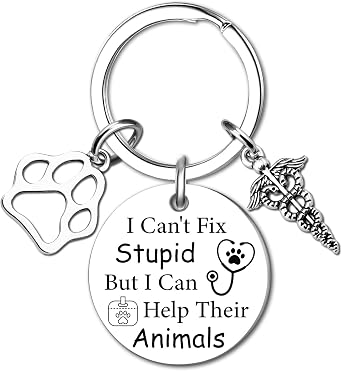 Vet Tech Keychain Accessories Gifts For Women Men Veterinary Gifts | Veterinary Gifts For Veterinary Technician Assistant Vet Tech Week Gift For Veterinarians Veterinarian Gifts For Women Me