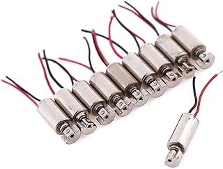 GRASAKY Model Geared 5/10pcs/lot Cell Phone Vibrator Motors, 4.4x4.4mm DC1.5-3V, DC Micro Coreless Vibration Motor Rotating Torque (Size : 5pcs)