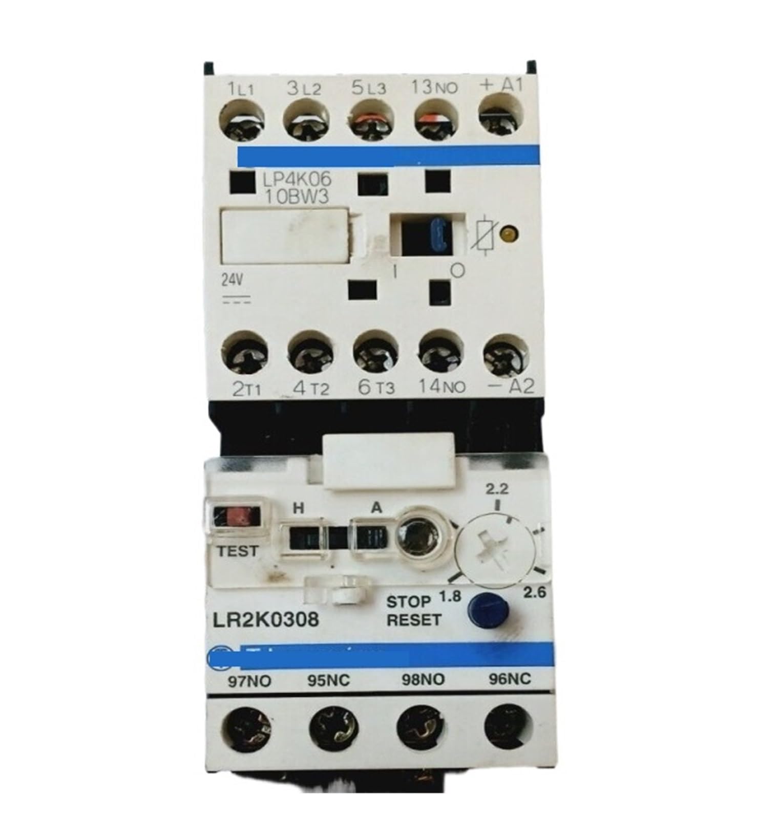 Contacteur LP4K0610BW3 20A mini interrupteur tripolaire 690V bobine 24V DC