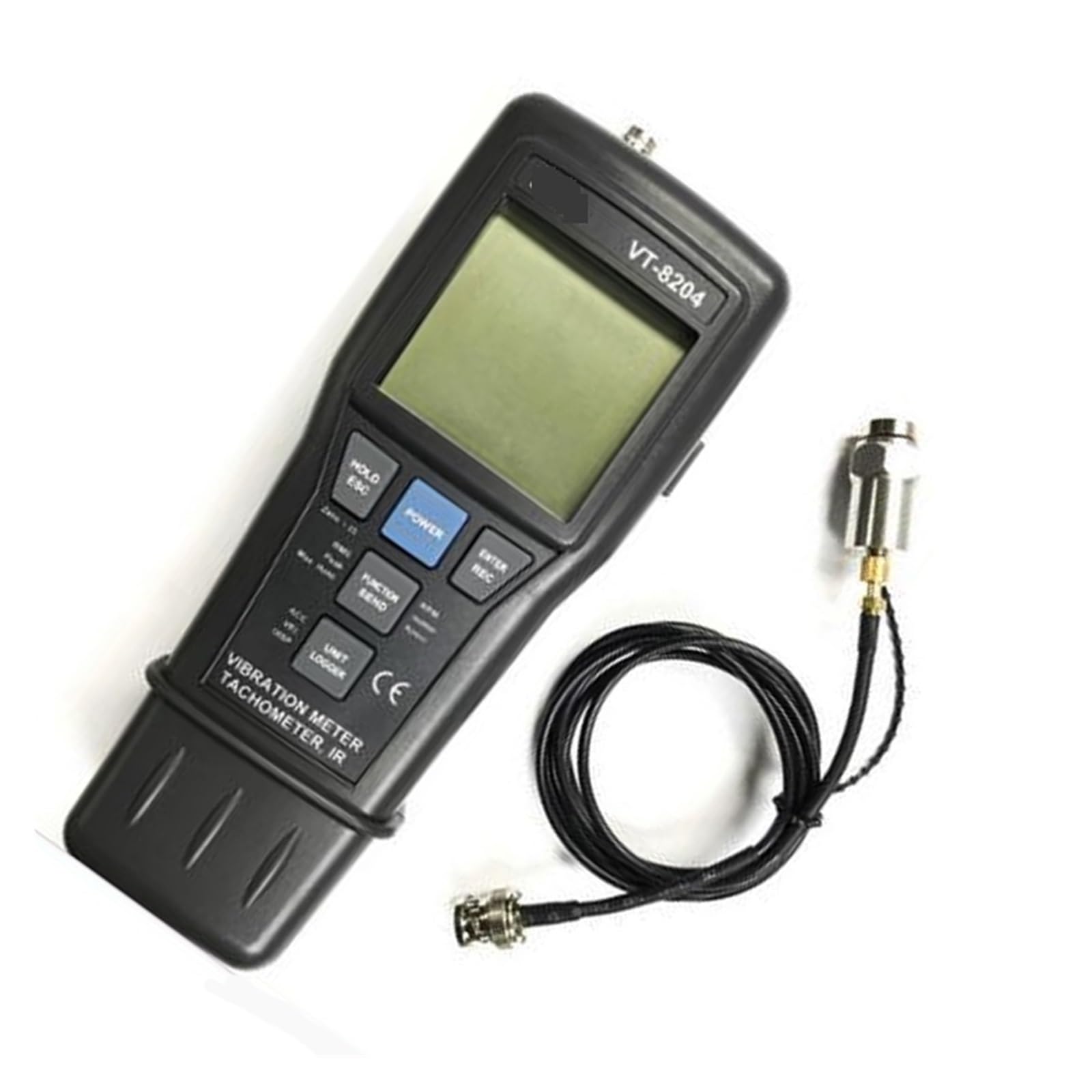 Vibrationsmesser, Vibrometer, Messrät VT-8204 Vibrationsmessrät mit hoher Präzision for den Langzeiteinsatz Beschleunigungs-, Geschwindigkeits- und Wegmessung