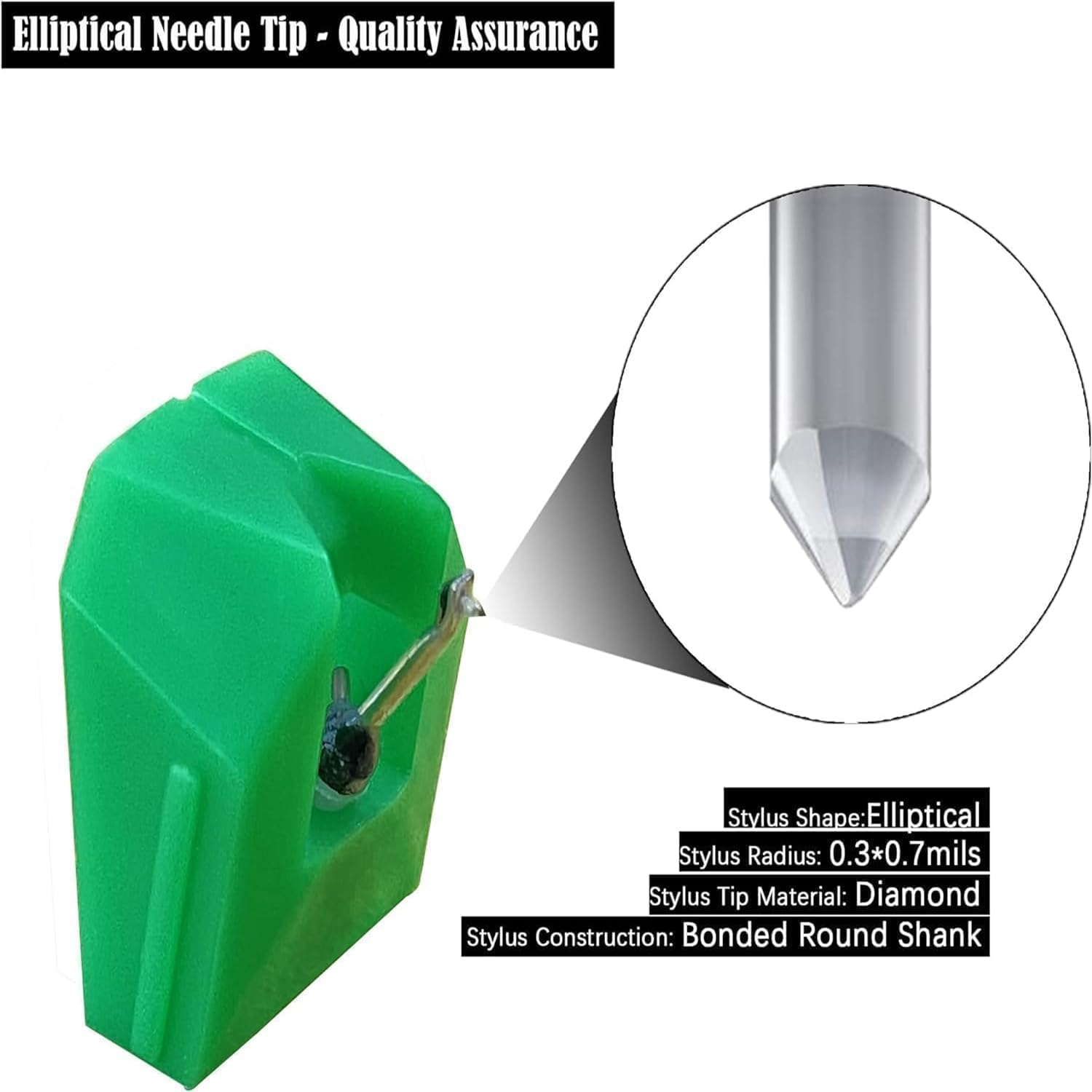 AUDIO TECHNICA ATN 13 EaV Diamant Stylus Elliptique Pour Cellule AT 13 EaV N.O.S EUR 69,00 - FR