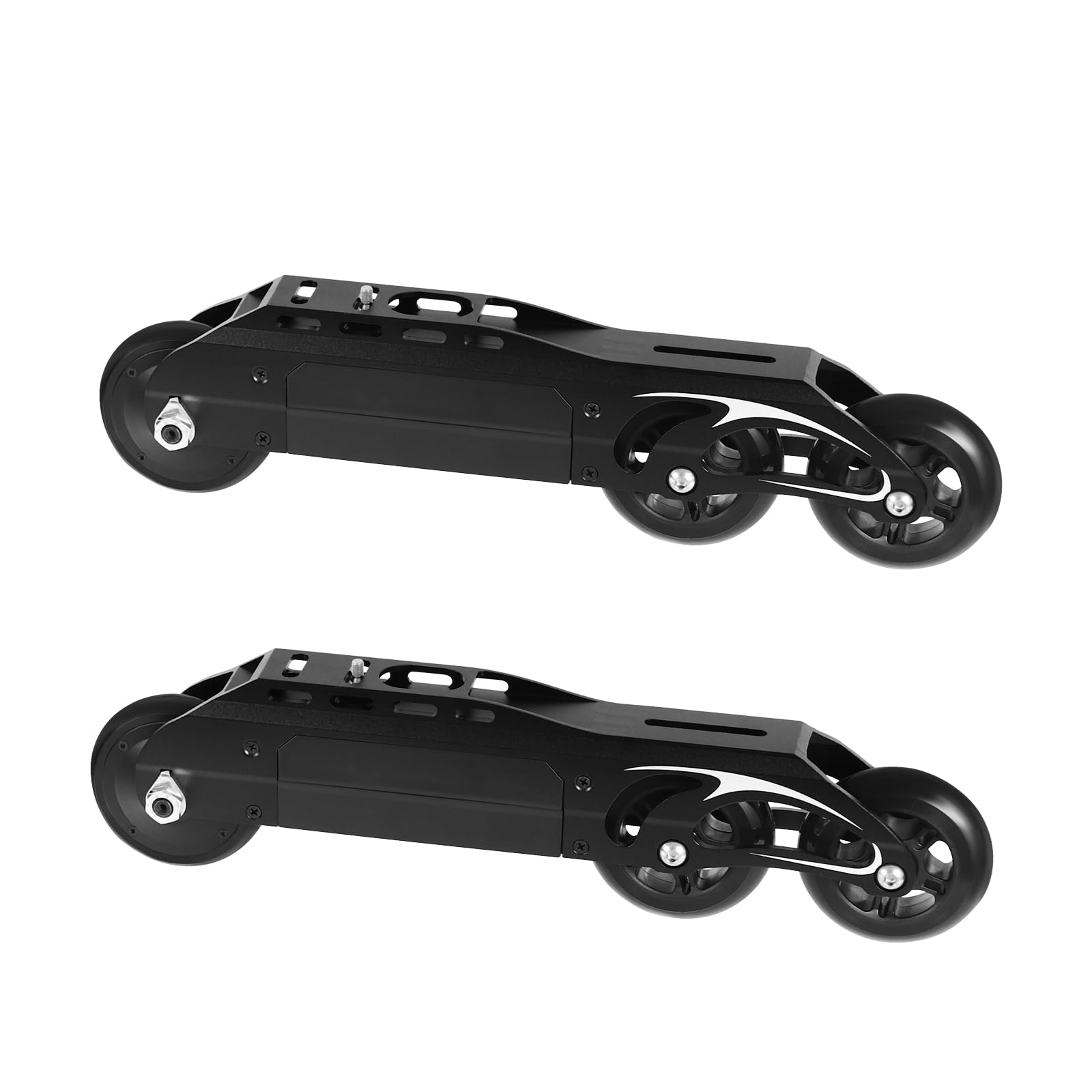 Patins à roulettes électriques en ligne, accessoires avec télécommande, 1 paire de roulettes de rechange pour bagages, vitesse réglable, plusieurs fonctions, pour homme et femme