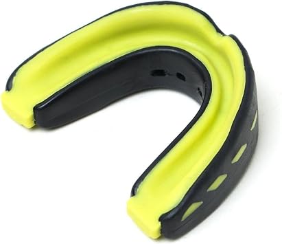 Everlast Evershield Double Gum Shield Black/Green, Boxing & Rugby