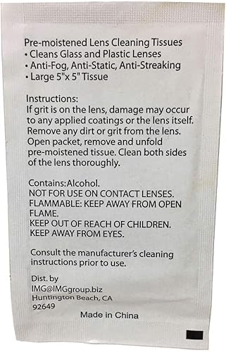 Miniatura 4 de Toallitas de limpieza para gafas, cámaras y todos los dispositivos ópticos (24 toallitas)