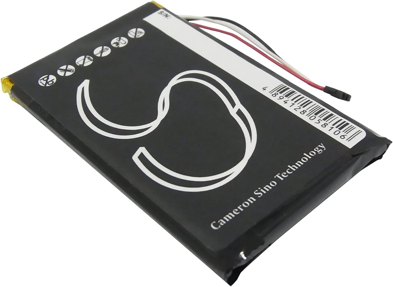 Cameron Sino Battery for Garmin Dezl 560LMT, Dezl 560LT, Dezl 650LM, nuvi 52LM 5, SAT NAV PN:Garmin 361-00051-02 1250mAh