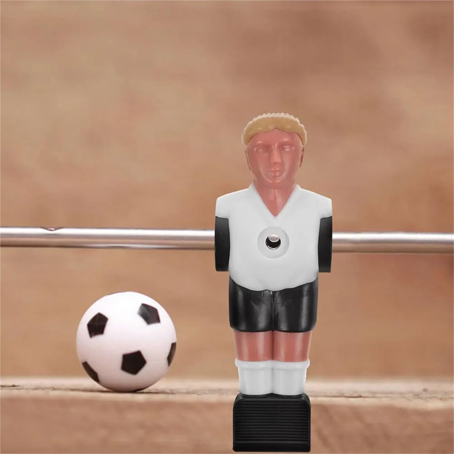 Foosball Replacement Players 10Pcs Resin Desktop Soccer Players Replacement Accessories for Standard Foosball Table