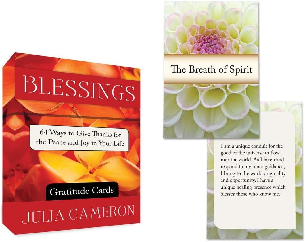 Blessings - Gratitude Cards: 64 Ways to Give Thanks for the Peace and Joy in Your Life (Tarcher Inspiration Cards)