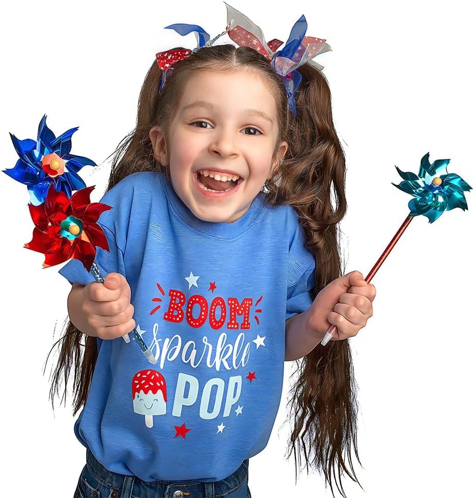 Fun Express Patriotic Pinwheel Pens - 12 Pieces