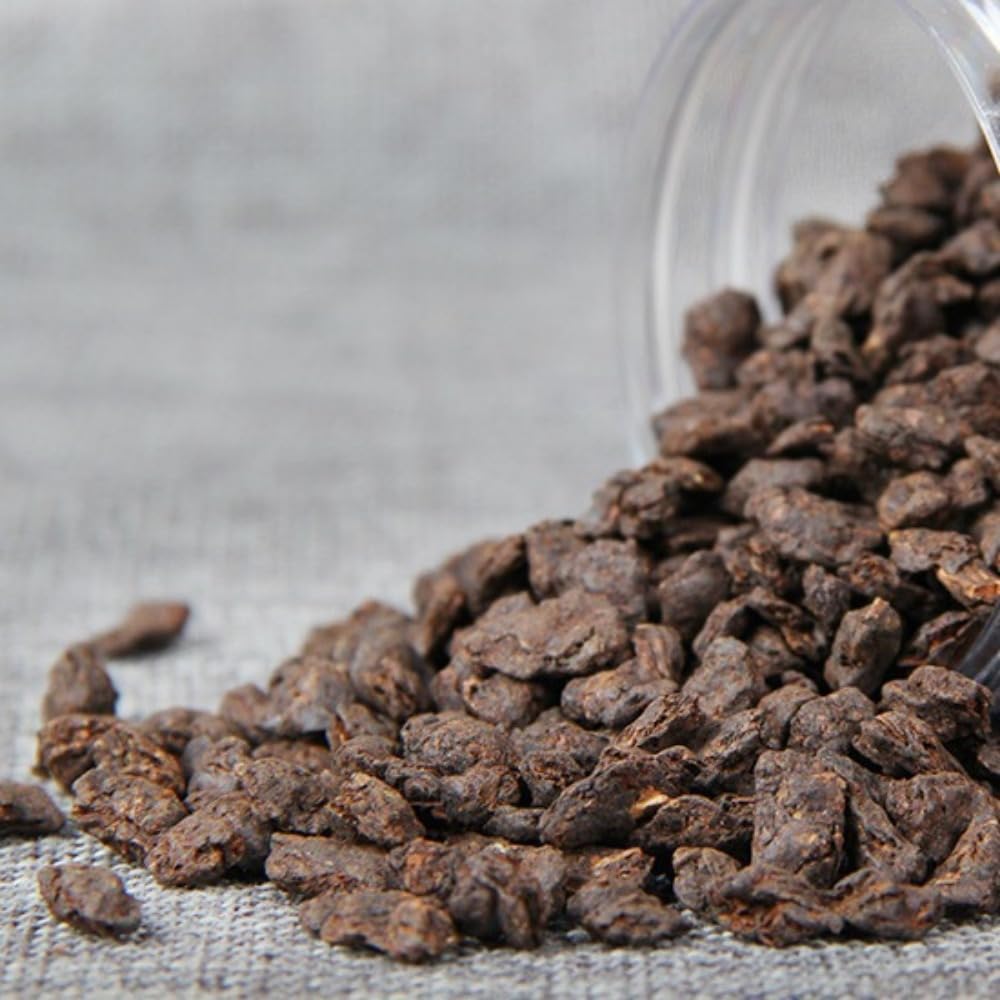 Herbata Fossil 100g Puerh Gotowana Herbata, Mała Puszka Herbaty Pu 'er, Unikalny Urok Herbaty