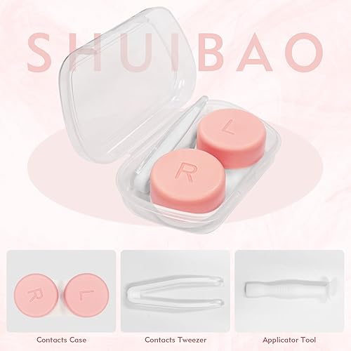 Miniatura 3 de Juego de 6 fundas para lentes de contacto para viajes, solución ideal para almacenar múltiples pares de lentes y contactos de color para viajes,