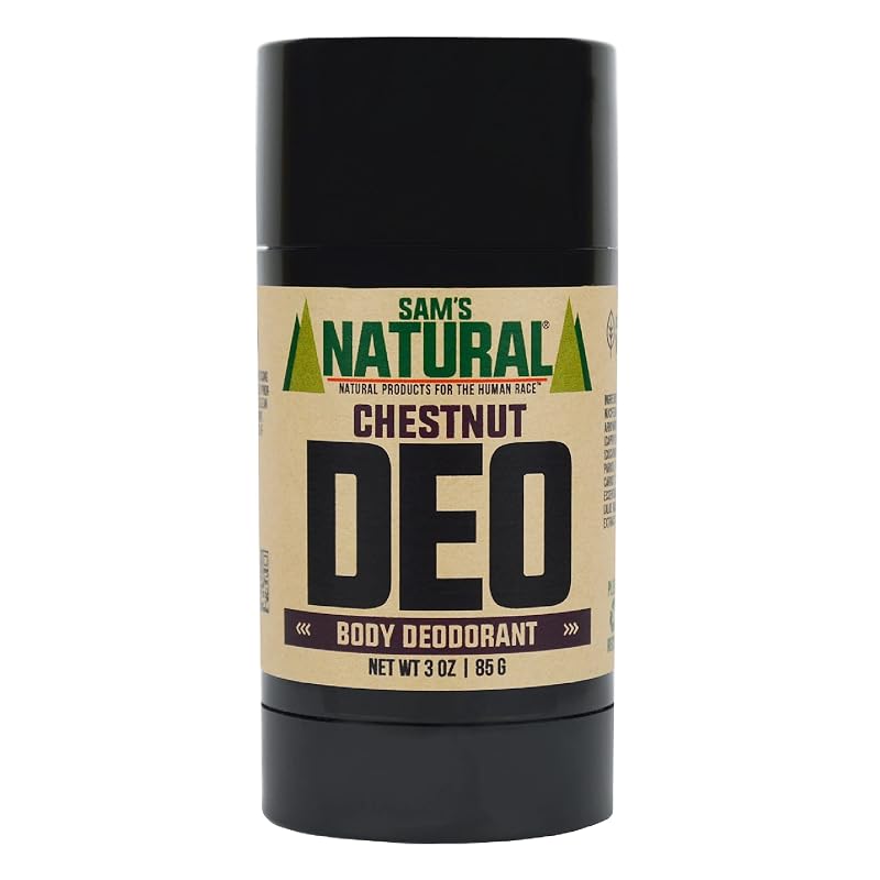 Sam's Natural Desodorante Chestnut sem alumínio, 85 g